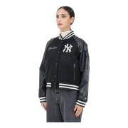 Sort Bomber Varsity MLB Yankees Jakke