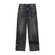 Sort Boyfit Brede Ben Jeans