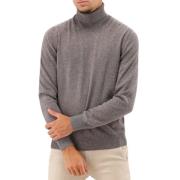 Grå/brun turtle neck sweater