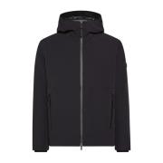 Glat Primaloft Bomber med Sorte Detaljer