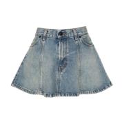 Blå Denim Shorts til Kvinder