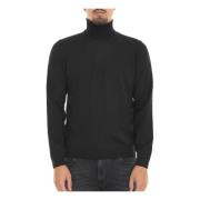 Turtleneck Pullover med Syet Logo