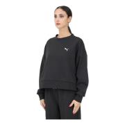 Klassisk Sort Crewneck Sweater