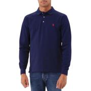 Langærmet Stretch Polo Navy