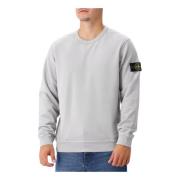 Blød Bomuldsfleece Sweater Grå