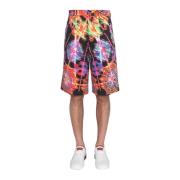 Bermuda Shorts med Luminary Print