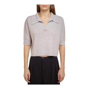 Kashmir Paillet Polo Shirt