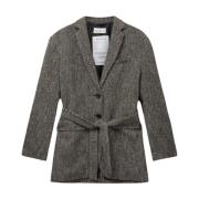 Oversized Uld-Bomuld Blazer