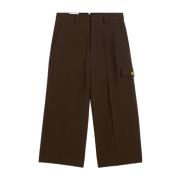 Mørk Kaffe Militær Bermuda Shorts