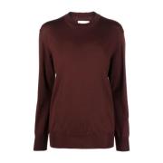 Elegant Brun Uld Sweater