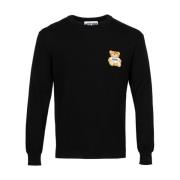 Sort Teddy Bear Jumper