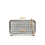 Metallic Lamineret Clutch med Zirconia Detaljer