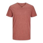 Split Neck Herre T-shirt