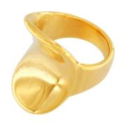 Guldbelagt Statement Ring