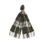 Grøn Tartan Wrap Tørklæde