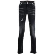 Sorte Straight Denim Bukser