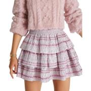 Pink Mini Ruffle Nederdel Brynlee