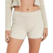 Fluffy Beige Shorts Neve