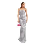 Metallic Maxi Kjole