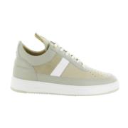 Lux Beige Low Top Game Sneakers