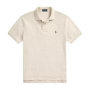 Beige polo shirt