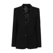 Sort enkeltknap blazer