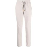 Elegant Beige Sweatpants Bomuld 100%