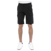 Tekniske elastiske shorts med cargolommer