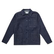 Denim Stripe Overshirt 2.0 Dark Navy