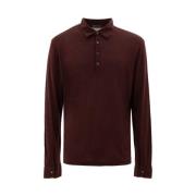 Bordeaux Uld Polo Skjorte