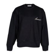 Stilfuld Crewneck Sweatshirt. Langærmet. Fremstillet i Italien