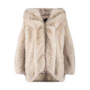 Faux Fur Hooded Jacket