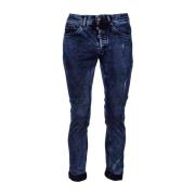 Herre Denim Jeans. Skinny Fit. Produceret i Italien.