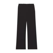 Sort Wide Leg Bomuld Culotte Jeans