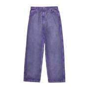 Super Loose Fit Dyed Viola Jeans