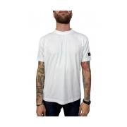 Hvid T-shirt med 86% polyamid