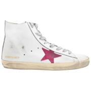 Hvid Fucsia Star Sneakers