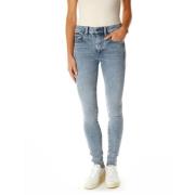 Mid Waist Skinny Fit Jeans