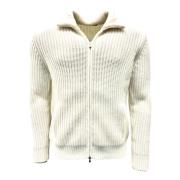 Kashmir Chunky Strik Cardigan Off-White