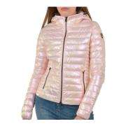 Kort Iridescent Damer Puffer Jakke