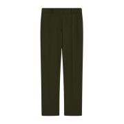 Gabardine Stretch Slim Leg Bukser Avocado