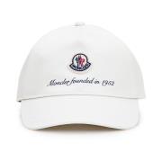 Hvid Bomuld Logo Hat