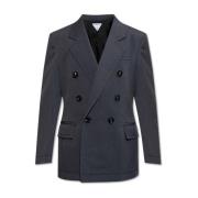 Blå Uld Twill Blazer AW24