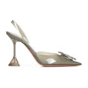 Slingback Pumps med Krystaldetaljer