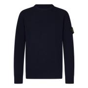 Blå Uldblanding Sweater AW24