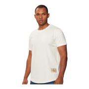 bomuld T-shirt - Beige