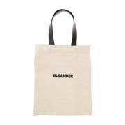 Canvas Logo Beige Taske