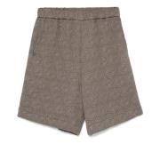 Elegant Grå Bermuda Shorts