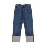 Mørk Vask Denim Klassiske Jeans