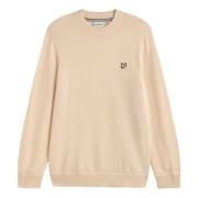 Luksus Cashmere Blend Crew Neck Jumper